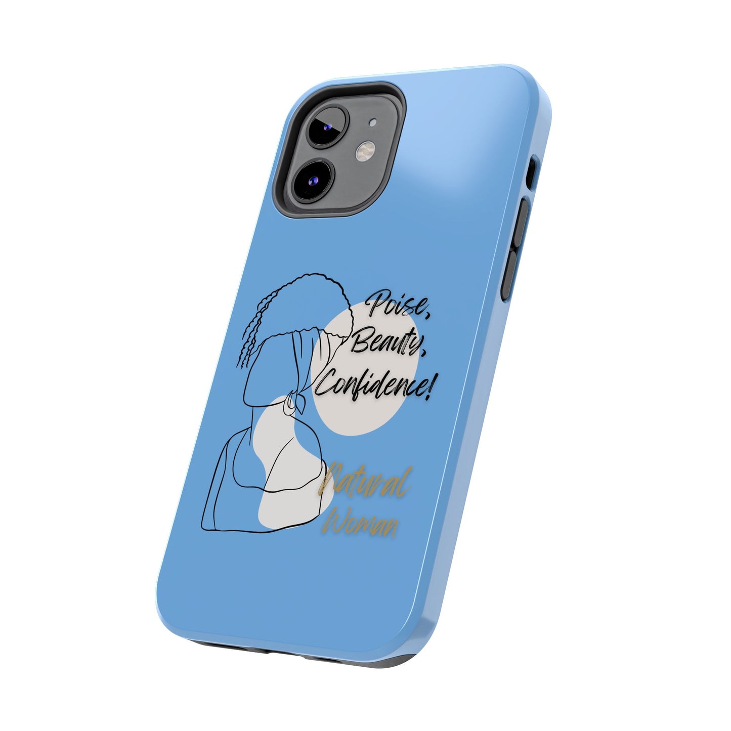 Natural Woman Puff (BL)Tough Phone Cases LIGHT BLUE