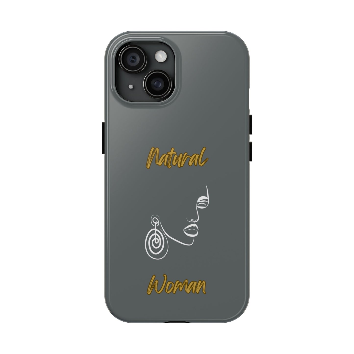 Natural Woman Music In My Soul (WL)Tough Phone Cases DARK GREY