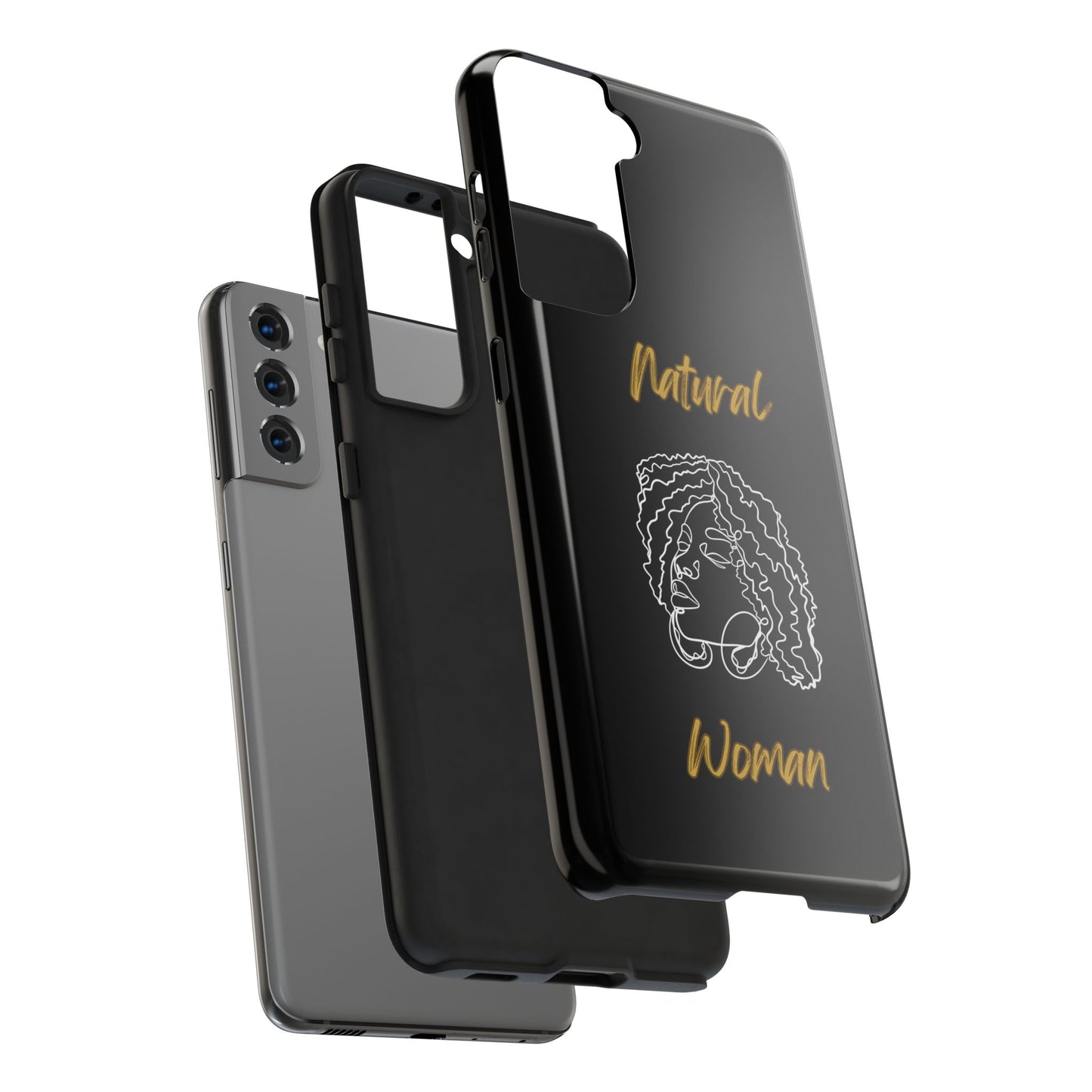 Natural Woman Naturally Me (WL)Tough Phone Cases BLACK