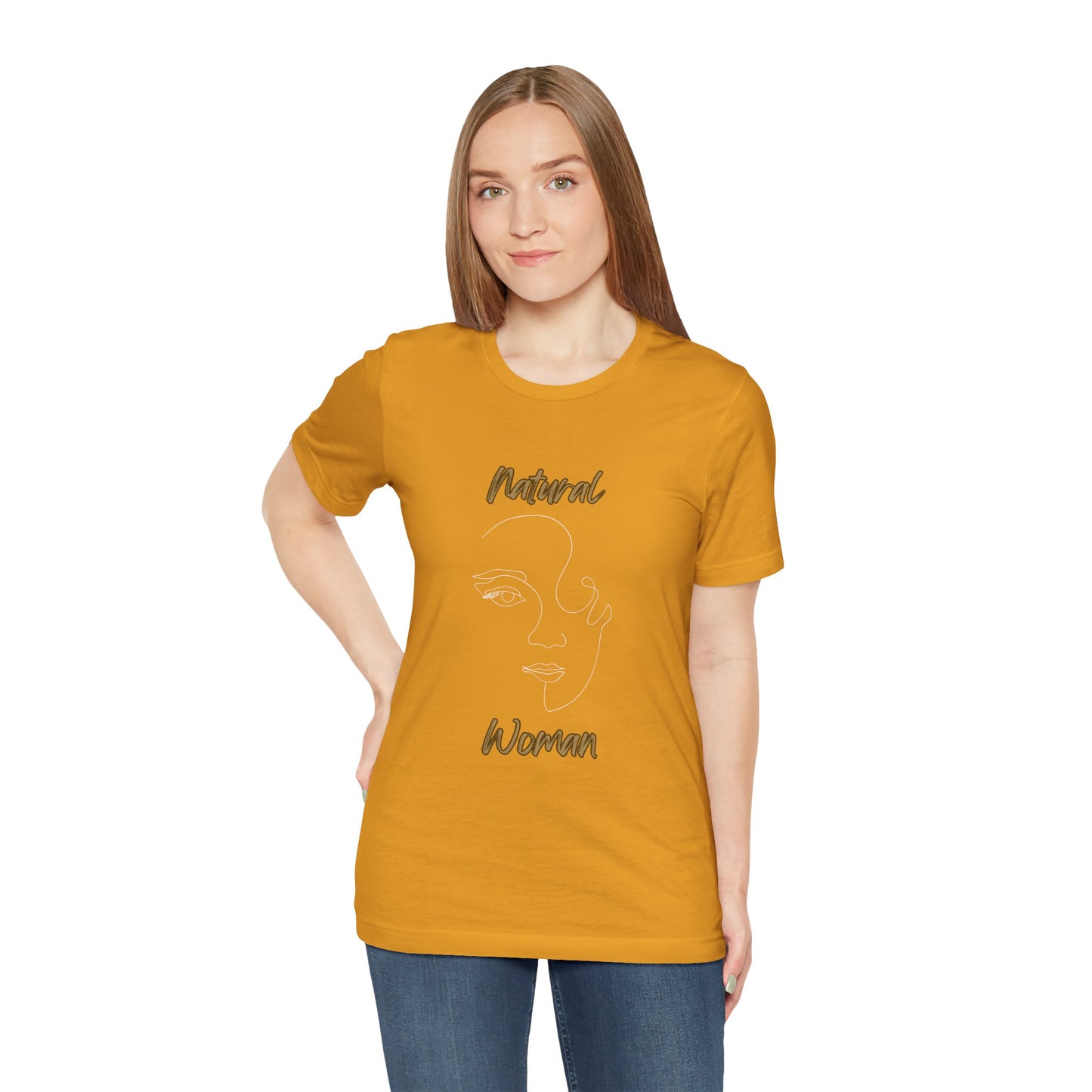 Natural Woman Looking  (WL) Short Sleeve T-Shirt