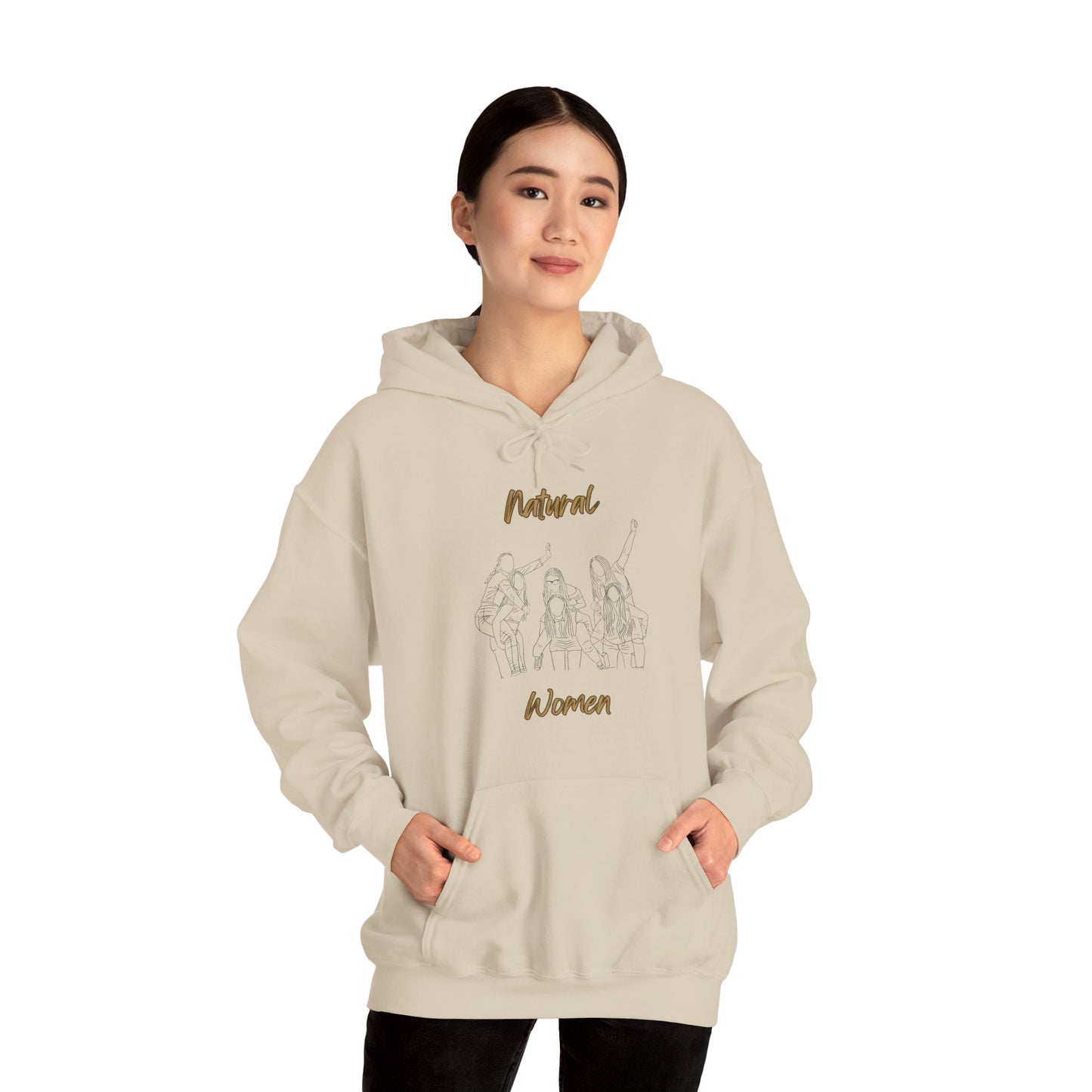Natural Women Piggy Back (BL) Hoodie