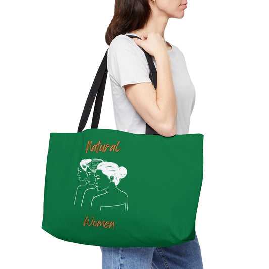 Natural Women United Friends (WL) Weekender Tote Bag DARK GREEN