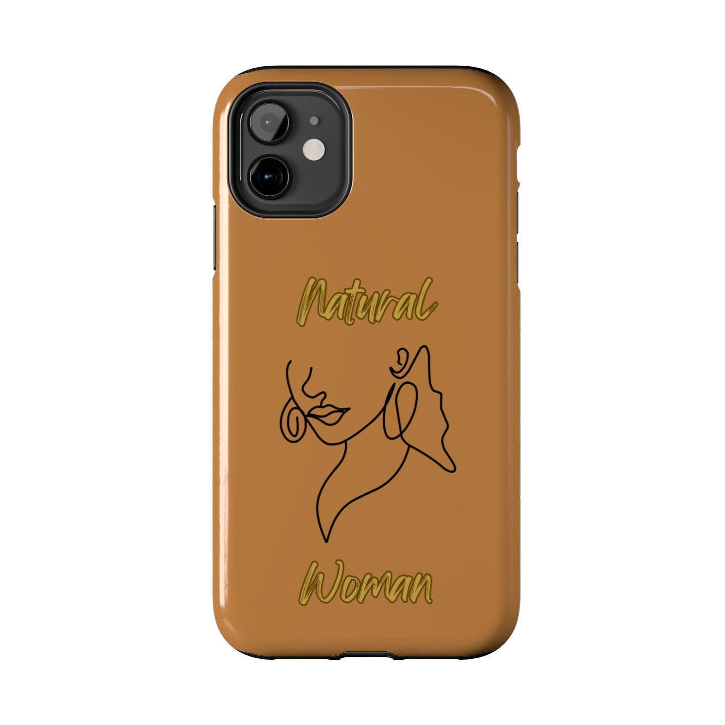 Natural Woman Lips (BL)Tough Phone Cases LIGHT BROWN