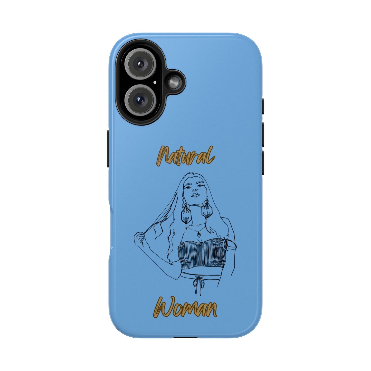 Natural Woman Thinking (BL)Tough Phone Cases LIGHT BLUE