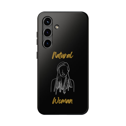 Natural Woman Content (WL)Tough Phone Cases BLACK
