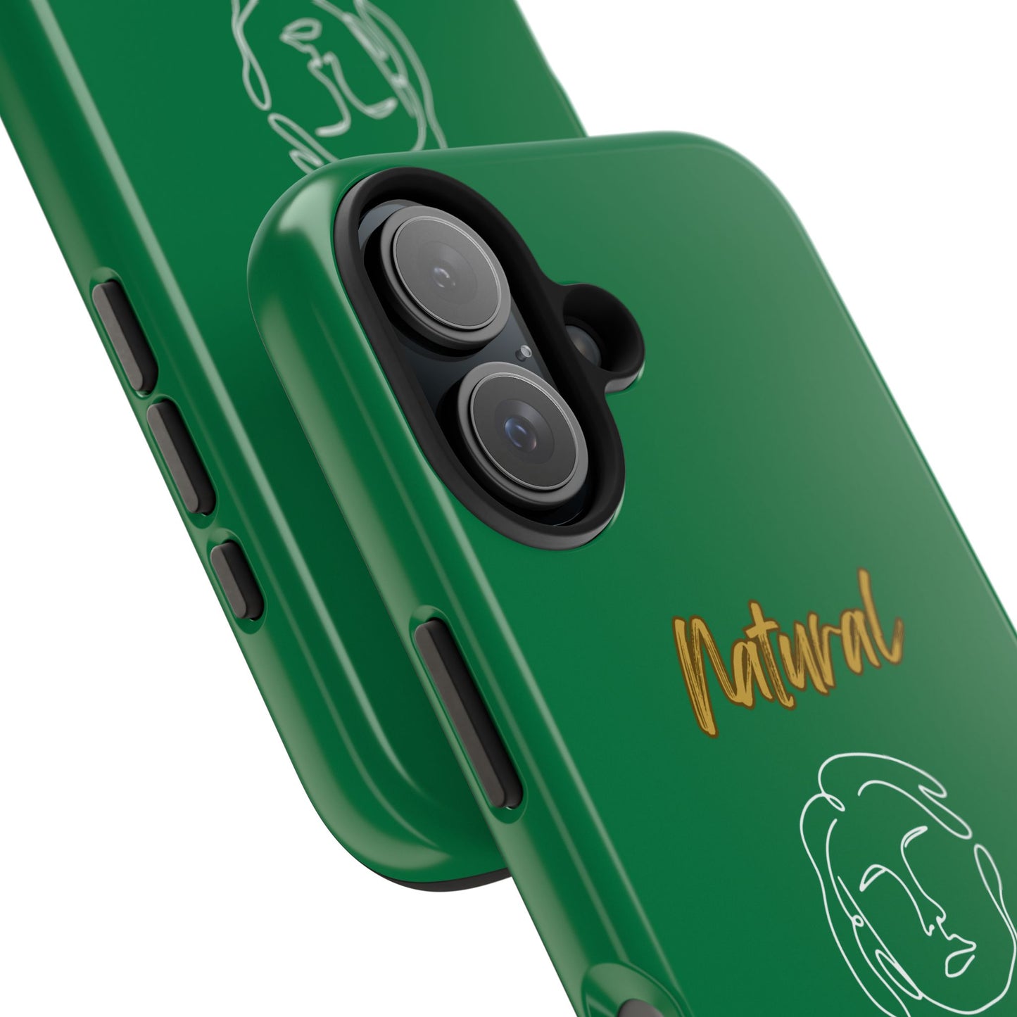 Natural Woman Hello (WL)Tough Phone Cases DARK GREEN