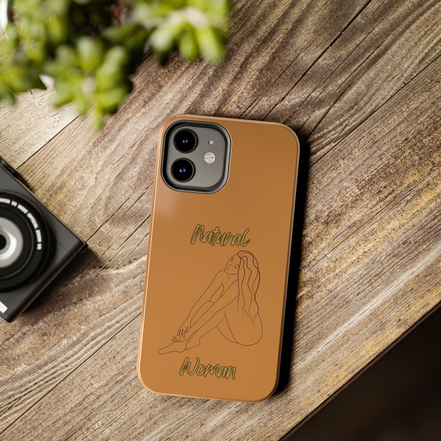 Natural Woman Beauty (BL) Tough Phone Cases LIGHT BROWN