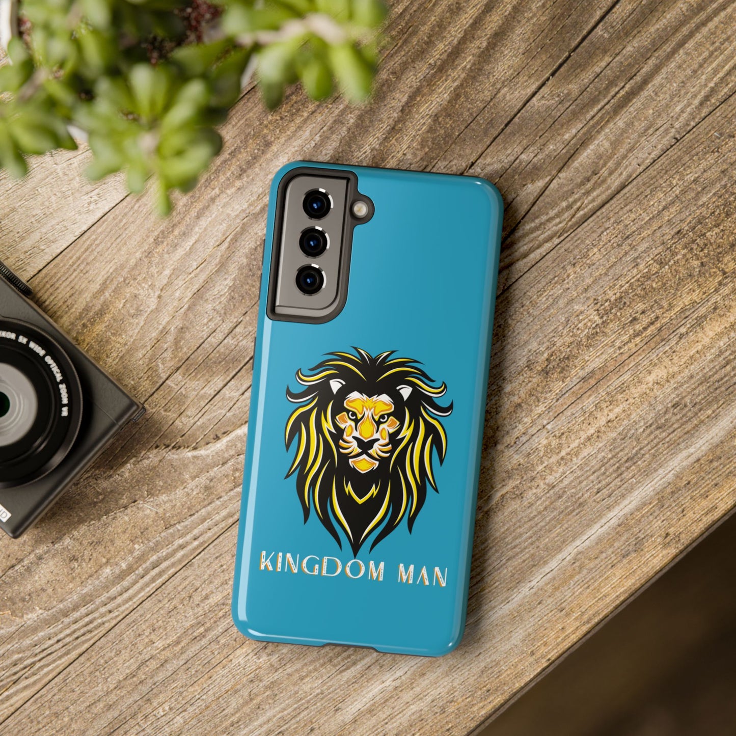 Kingdom Man (White-Gold Label) Tough Phone Case TURQUOISE