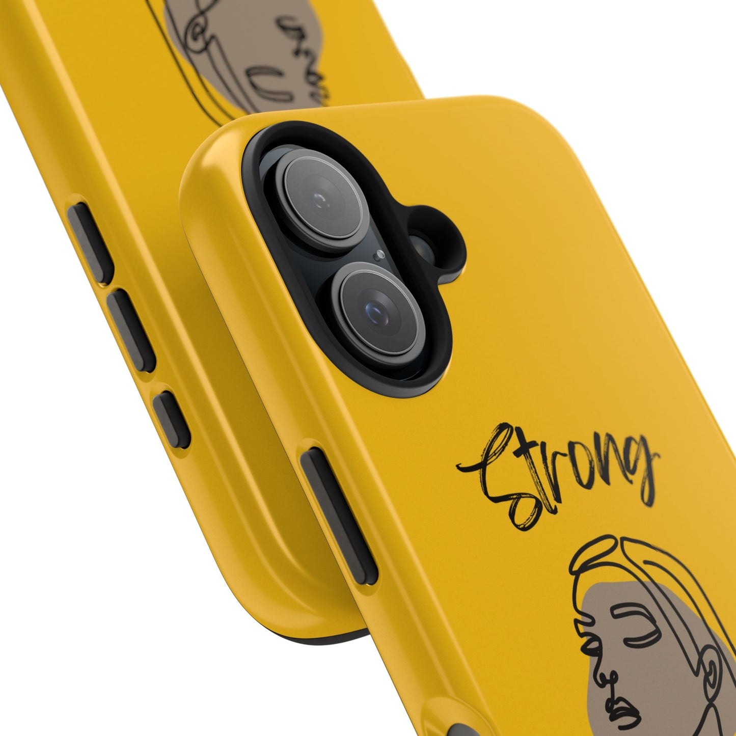 STRONG MOMMA Samsung Galaxy Tough Phone Cases (BL) Yellow