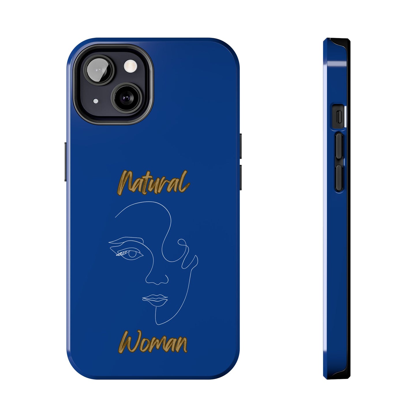 Natural Woman Looking (WL)Tough Phone Cases DARK BLUE