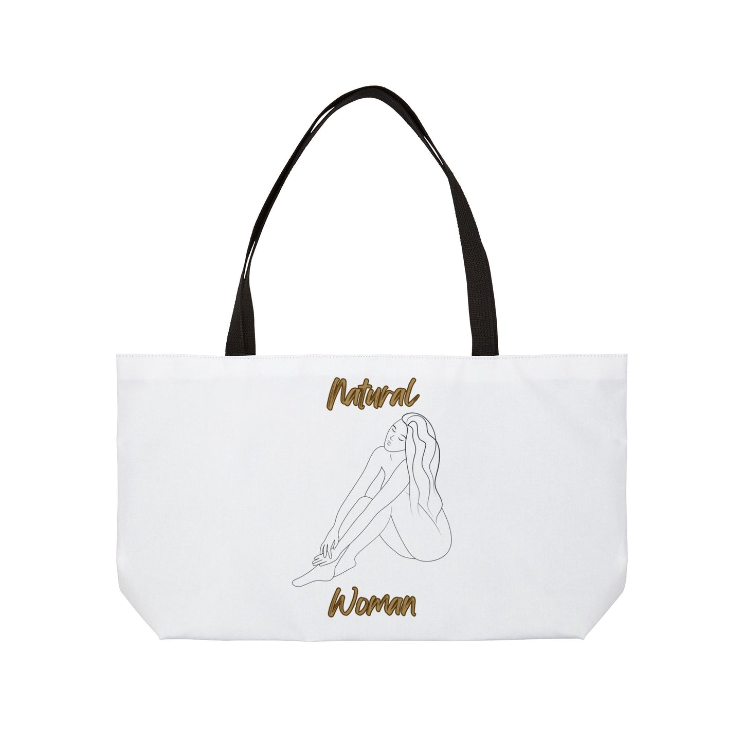 Natural Woman Beauty (BL) Weekender Tote Bag WHITE