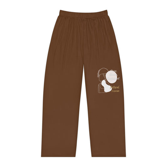 Natural Woman Puff (BL) Women's Pajama Pants BROWN