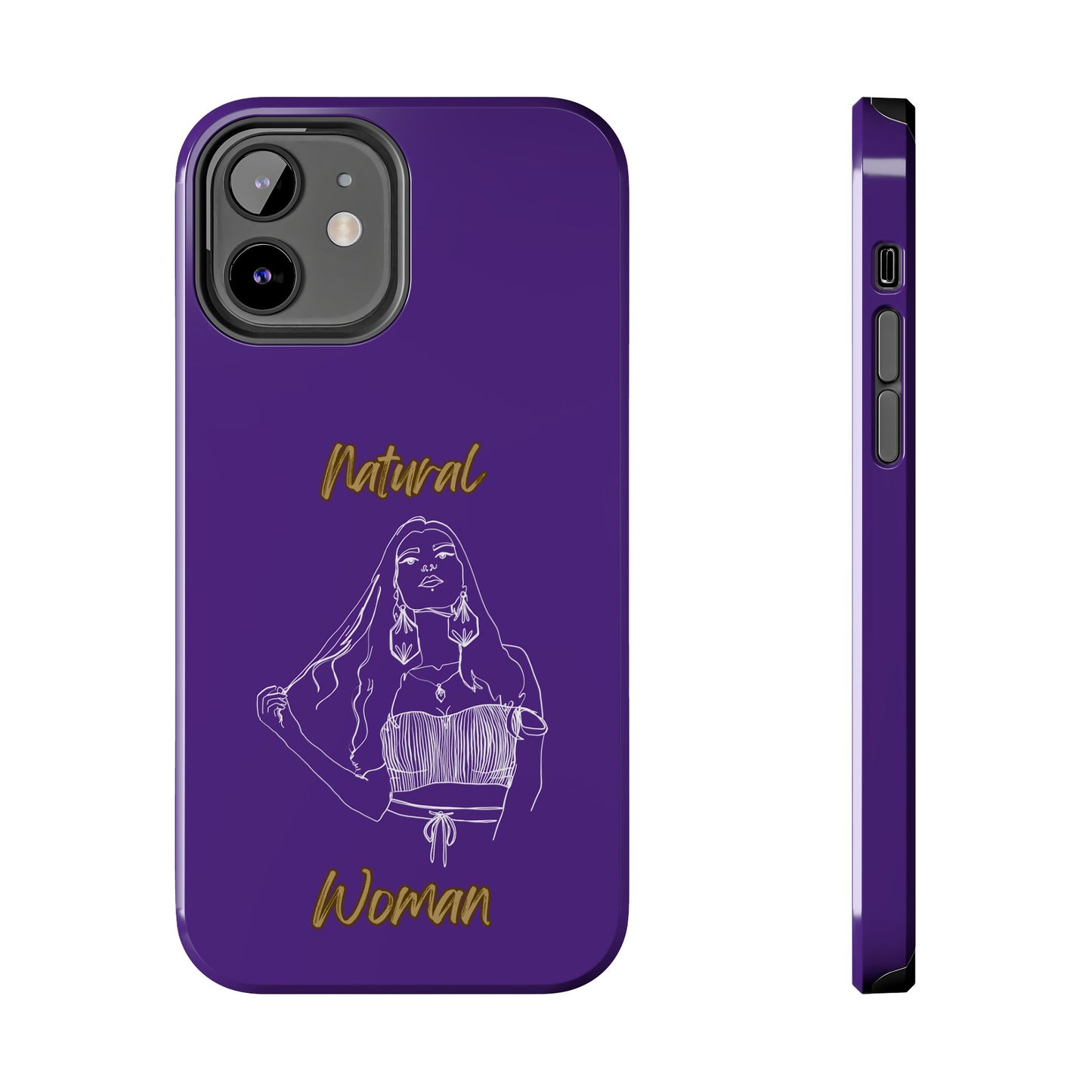 Natural Woman Thinking (WL)Tough Phone Cases PURPLE