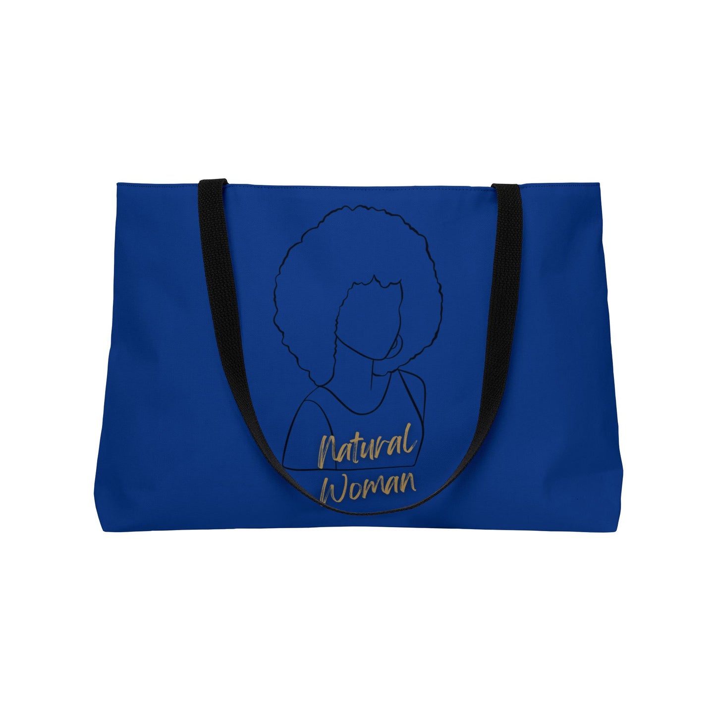 Natural Woman Afro (BL) Weekender Tote Bag DARK BLUE