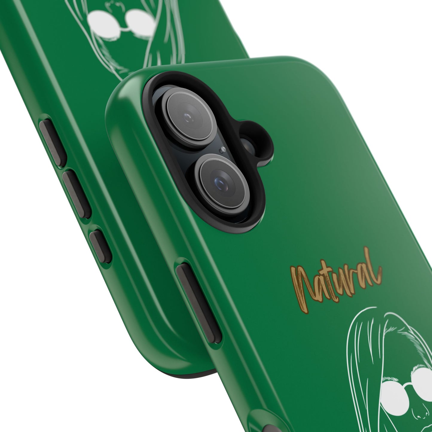 Natural Woman Shades (WL)Tough Phone Cases DARK GREEN