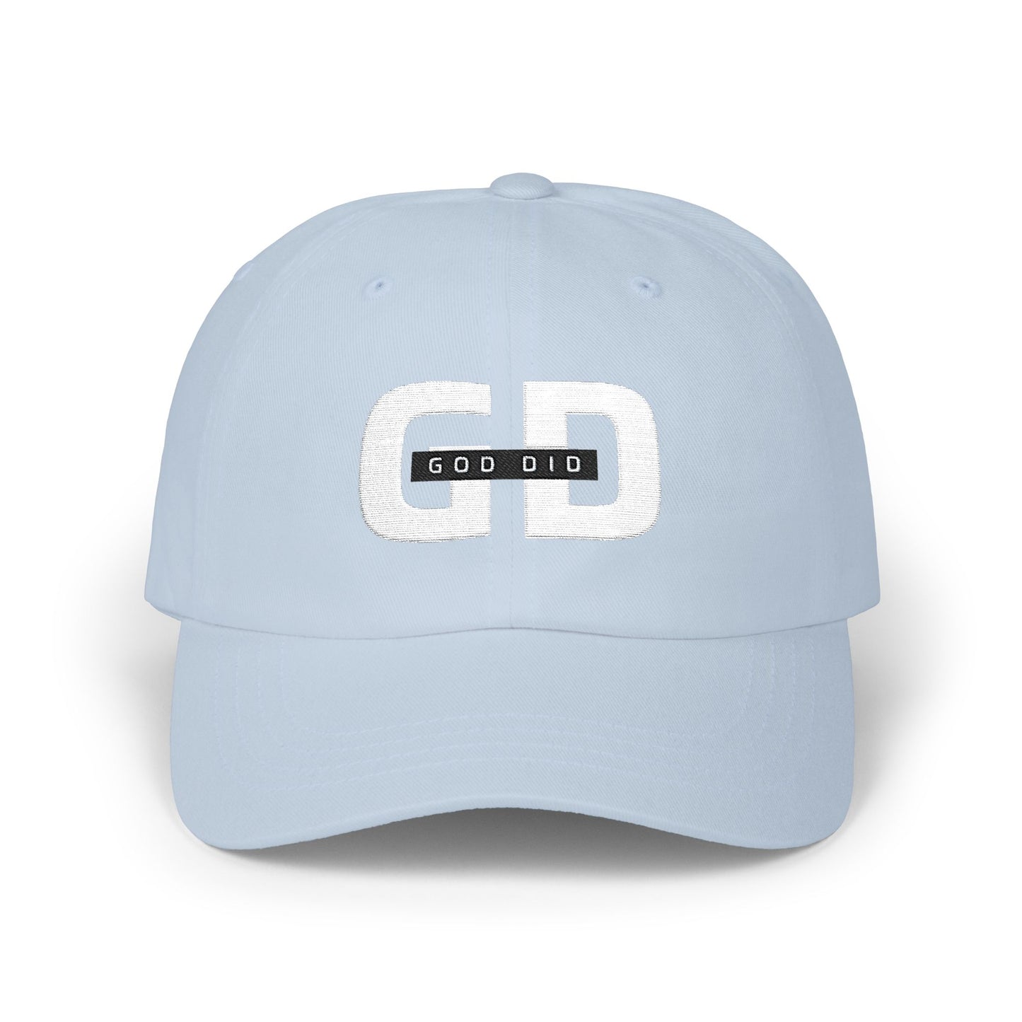 "GOD DID" (WL) Custom Embroidered Casual Cap
