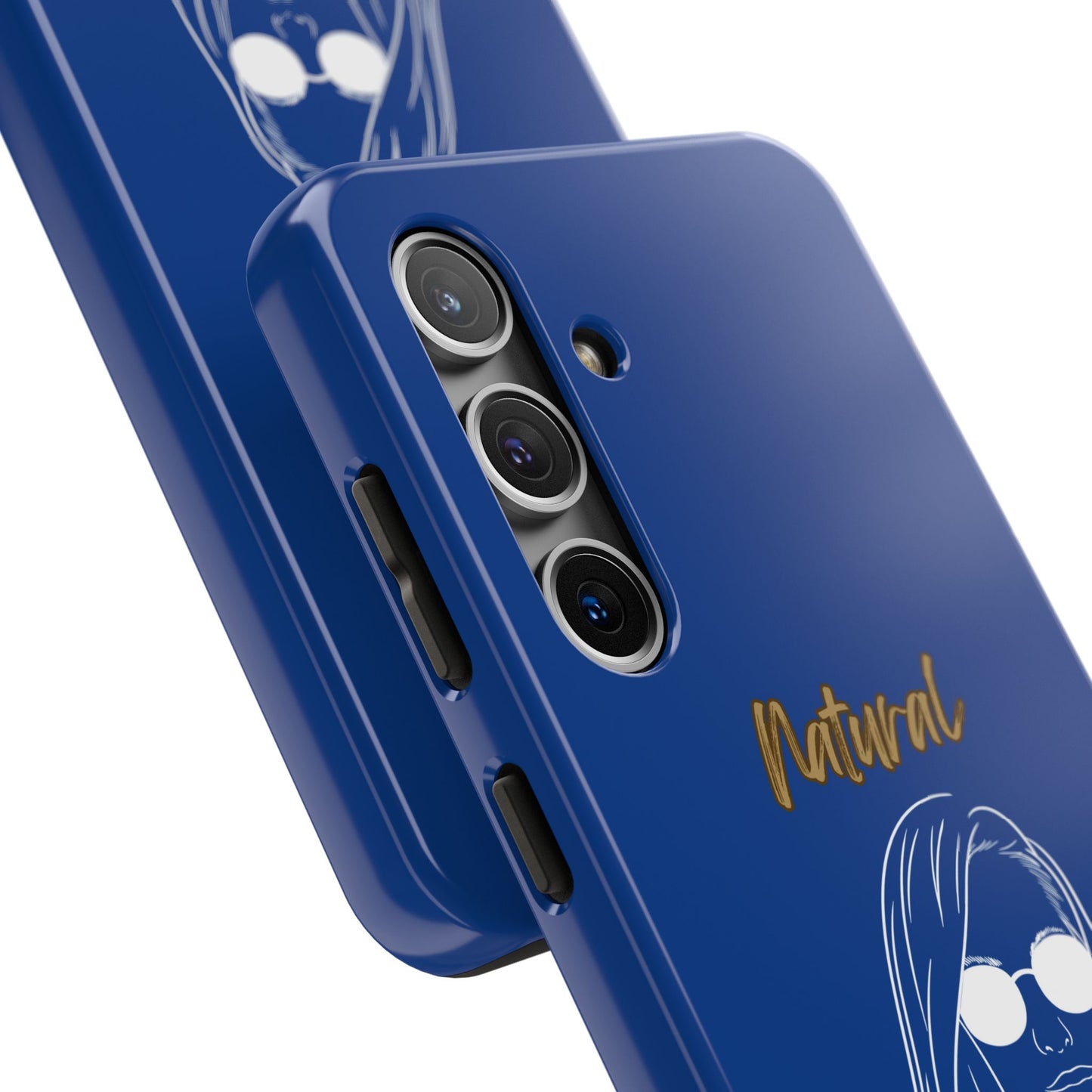 Natural Woman Shades (WL)Tough Phone Cases DARK BLUE