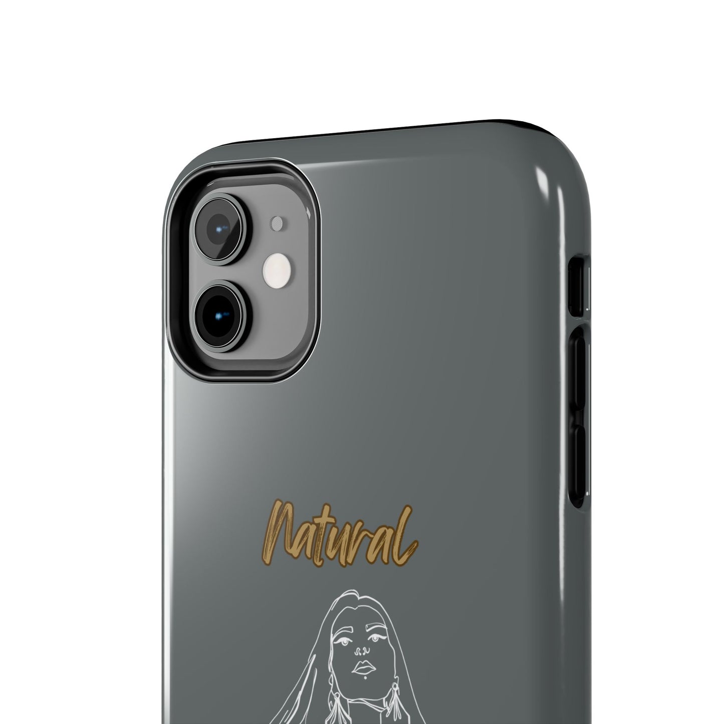 Natural Woman Thinking (WL)Tough Phone Cases DARK GREY