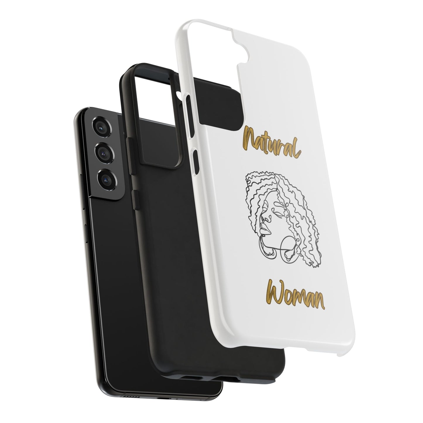Natural Woman Naturally Me (BL)Tough Phone Cases WHITE