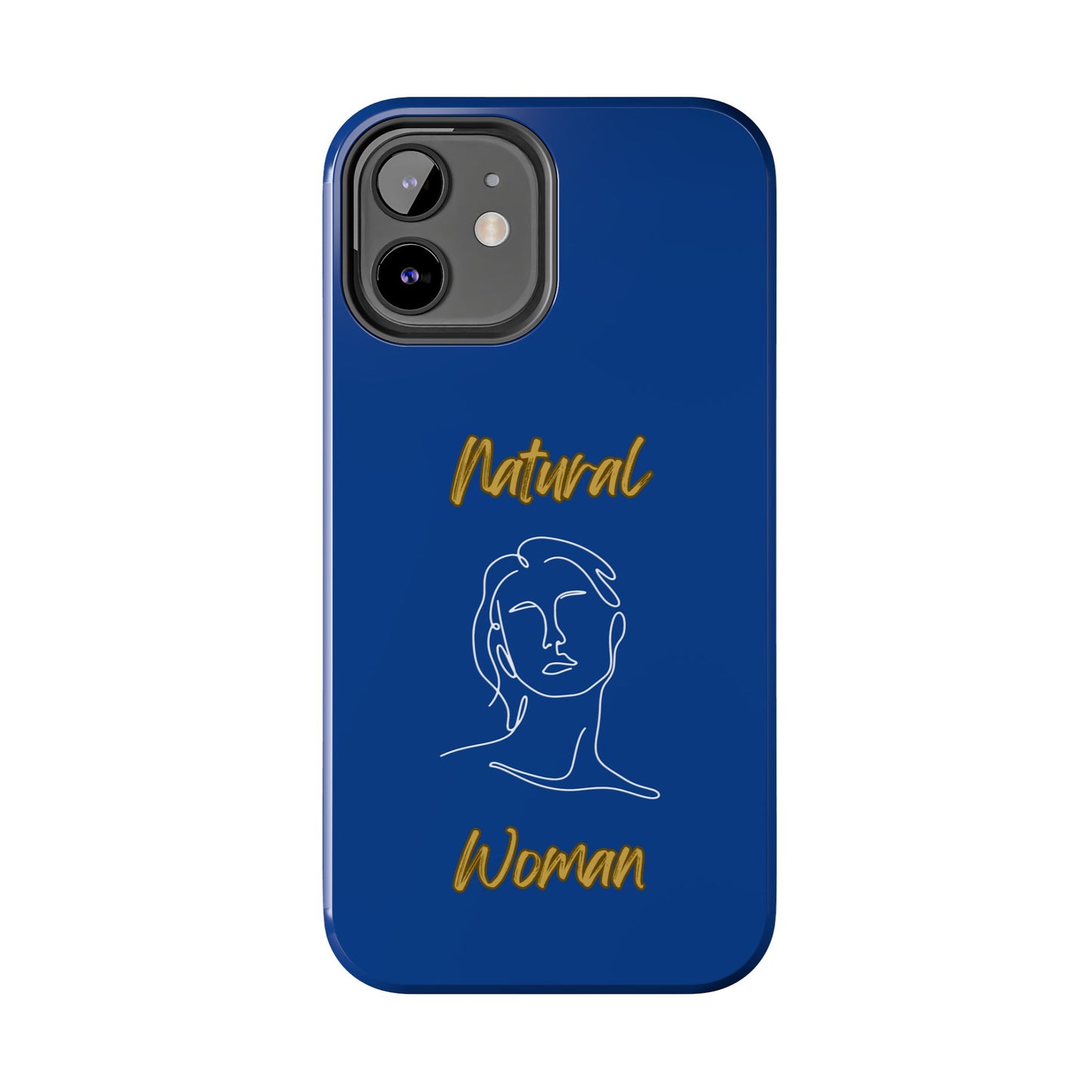 Natural Woman Hello (WL)Tough Phone Cases DARK BLUE