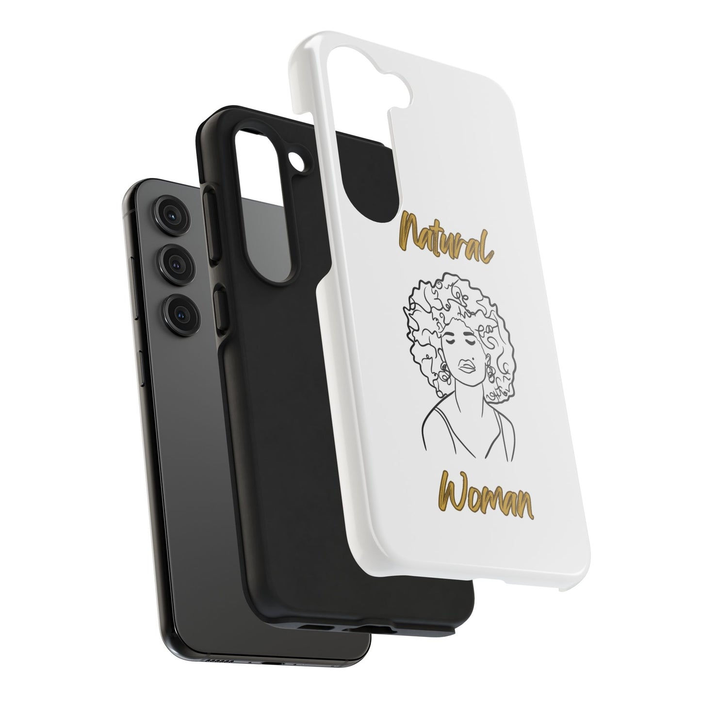 Natural Woman All About Me (BL)Tough Phone Cases WHITE