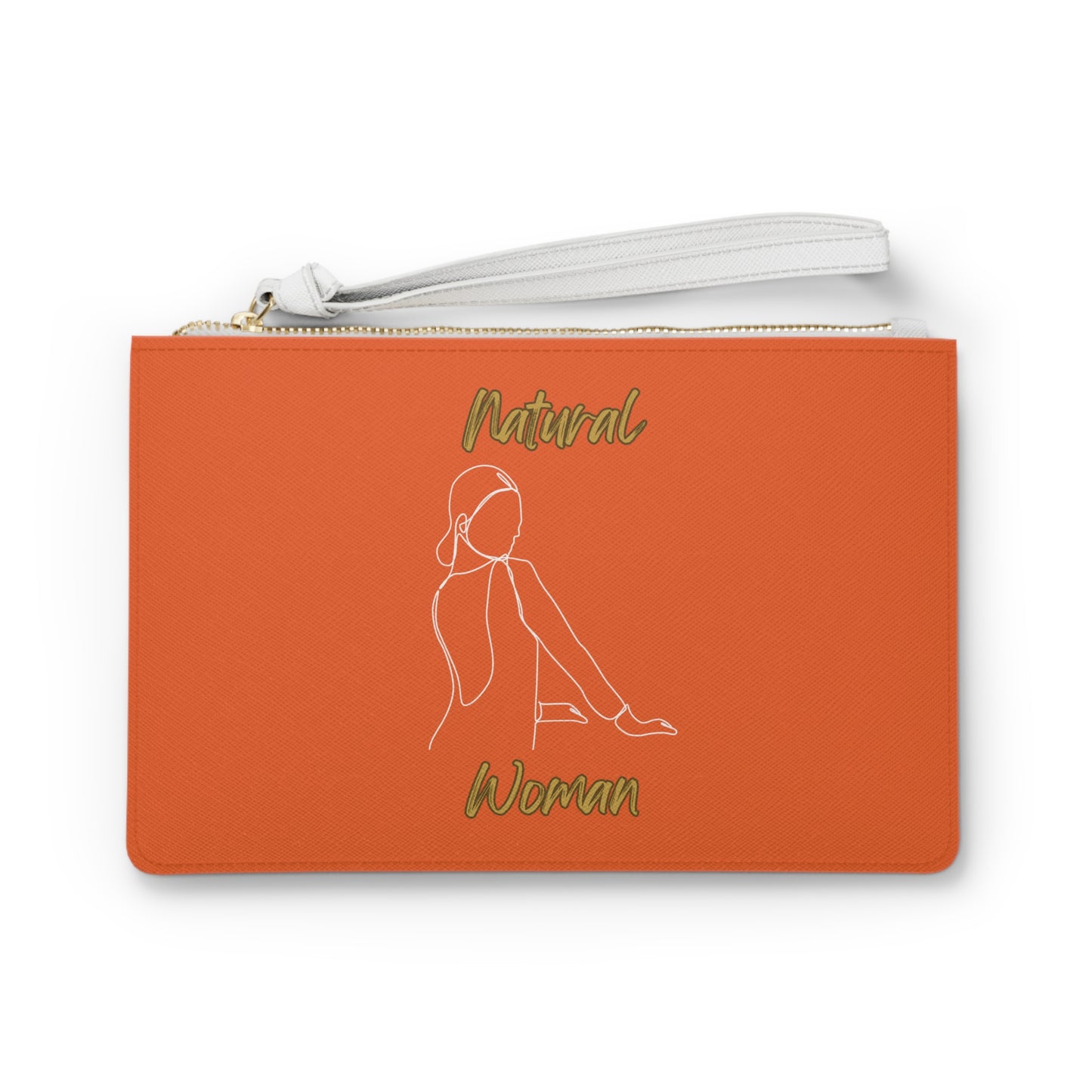 Natural Woman Hands Ready (WL) Clutch Bag ORANGE