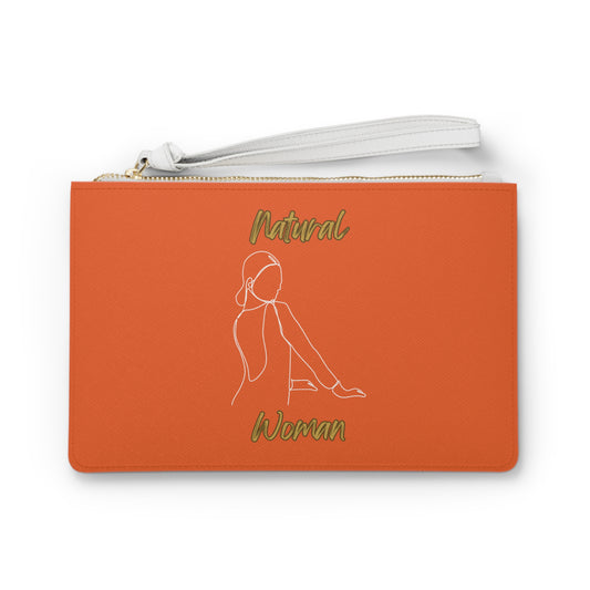 Natural Woman Hands Ready (WL) Clutch Bag ORANGE