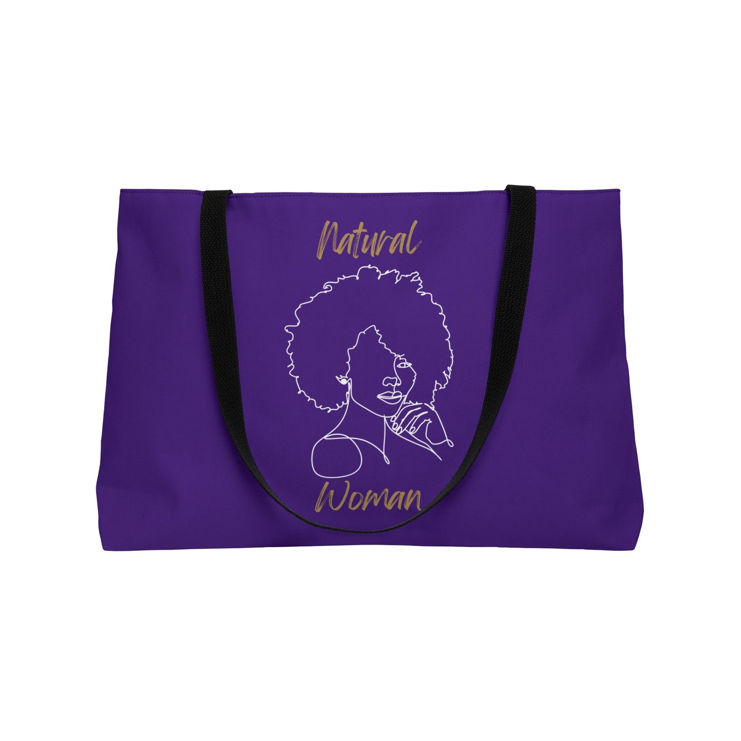 Natural Woman The Look (WL) Weekender Tote Bag PURPLE