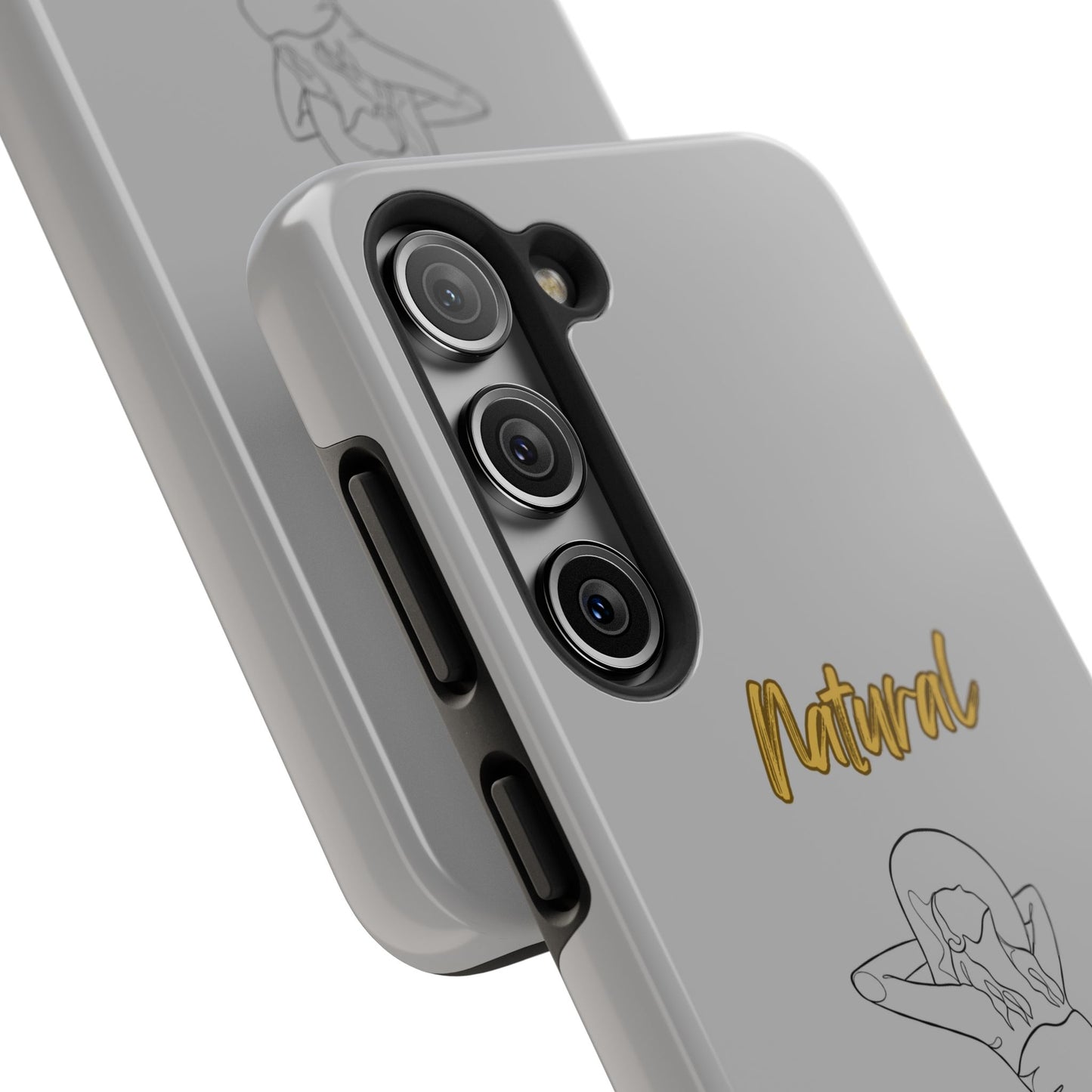 Natural Woman Sun Fun (BL)Tough Phone Cases LIGHT GREY