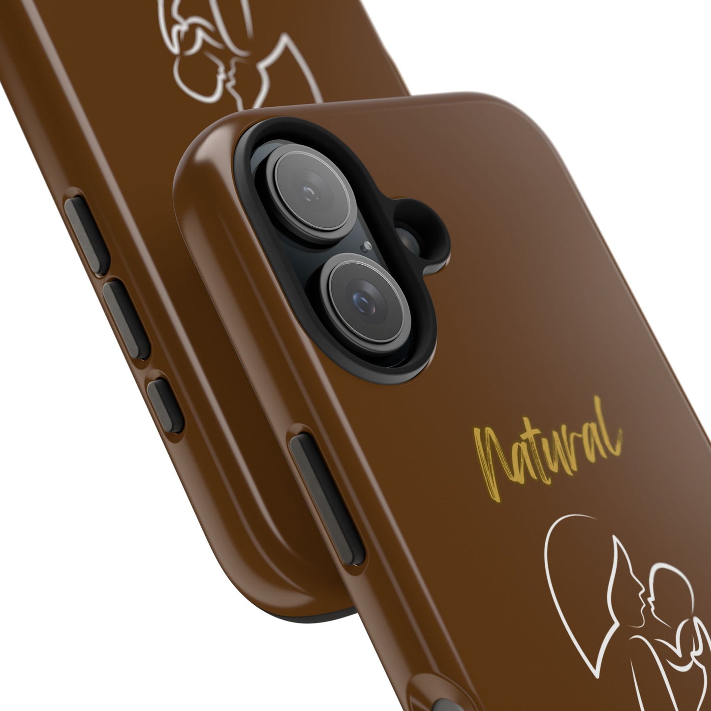 Natural Woman Long Awaited (WL)Tough Phone Cases BROWN