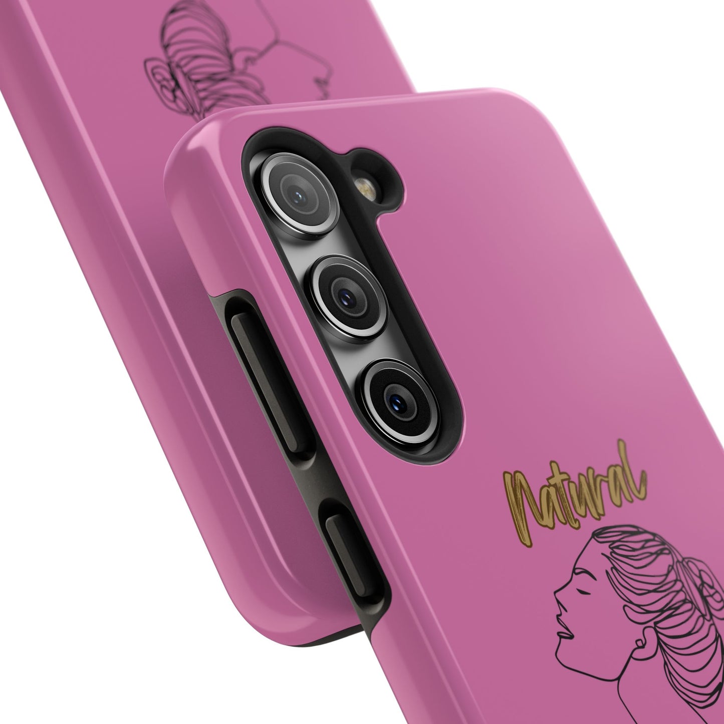Natural Woman Wet Bun (BL) Tough Phone Cases LIGHT PINK