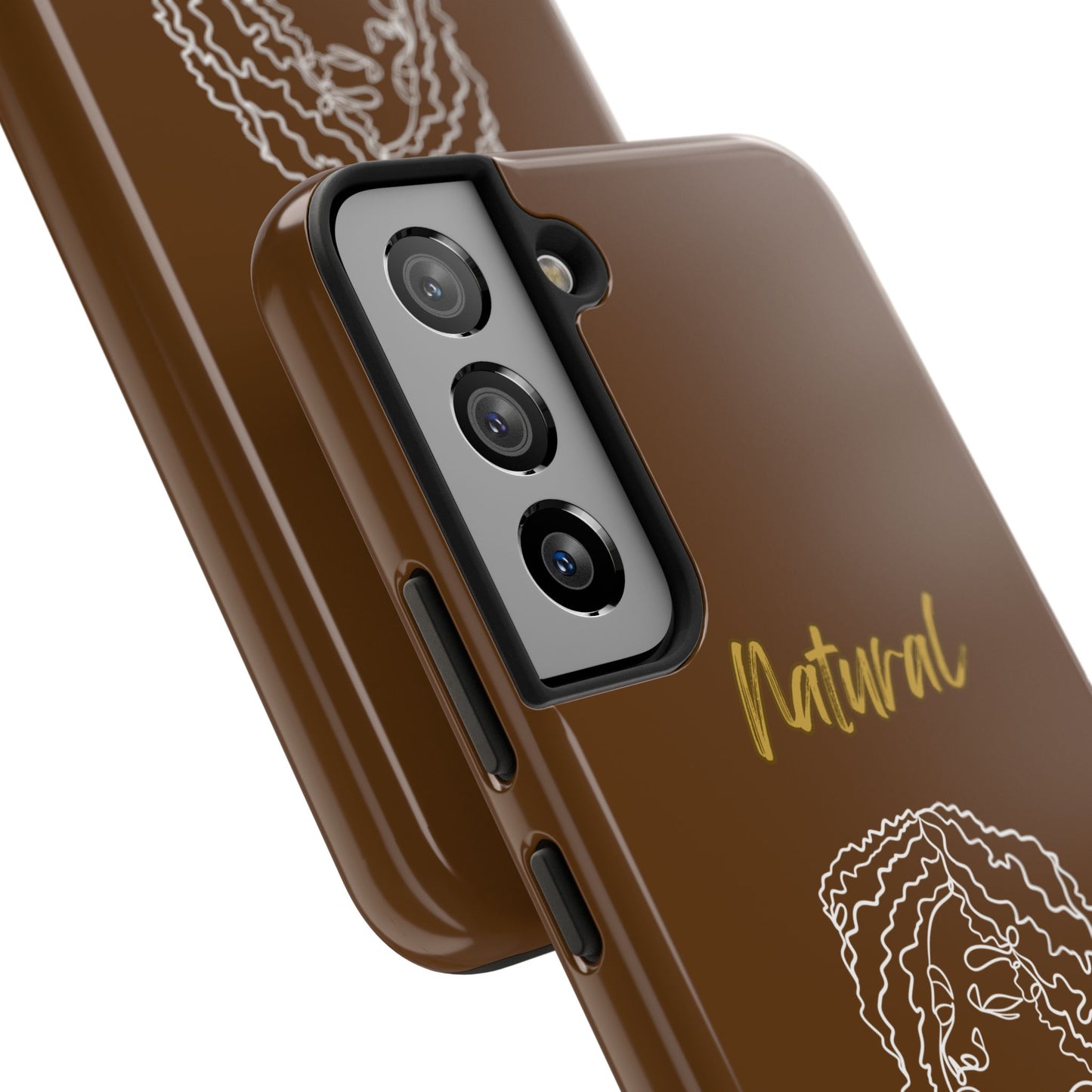 Natural Woman Naturally Me (WL)Tough Phone Cases BROWN
