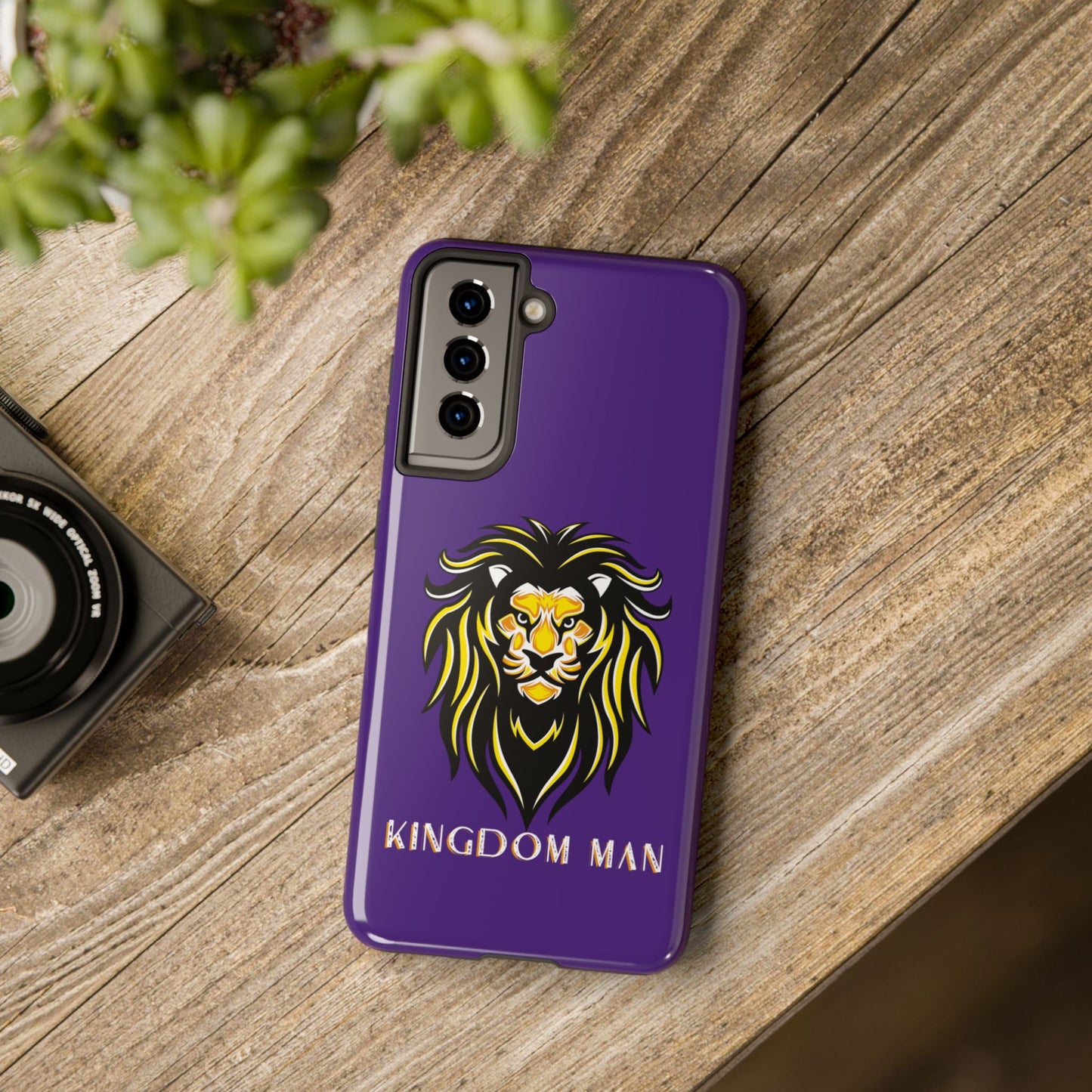 Kingdom Man (White-Gold Label) Tough Phone Case PURPLE