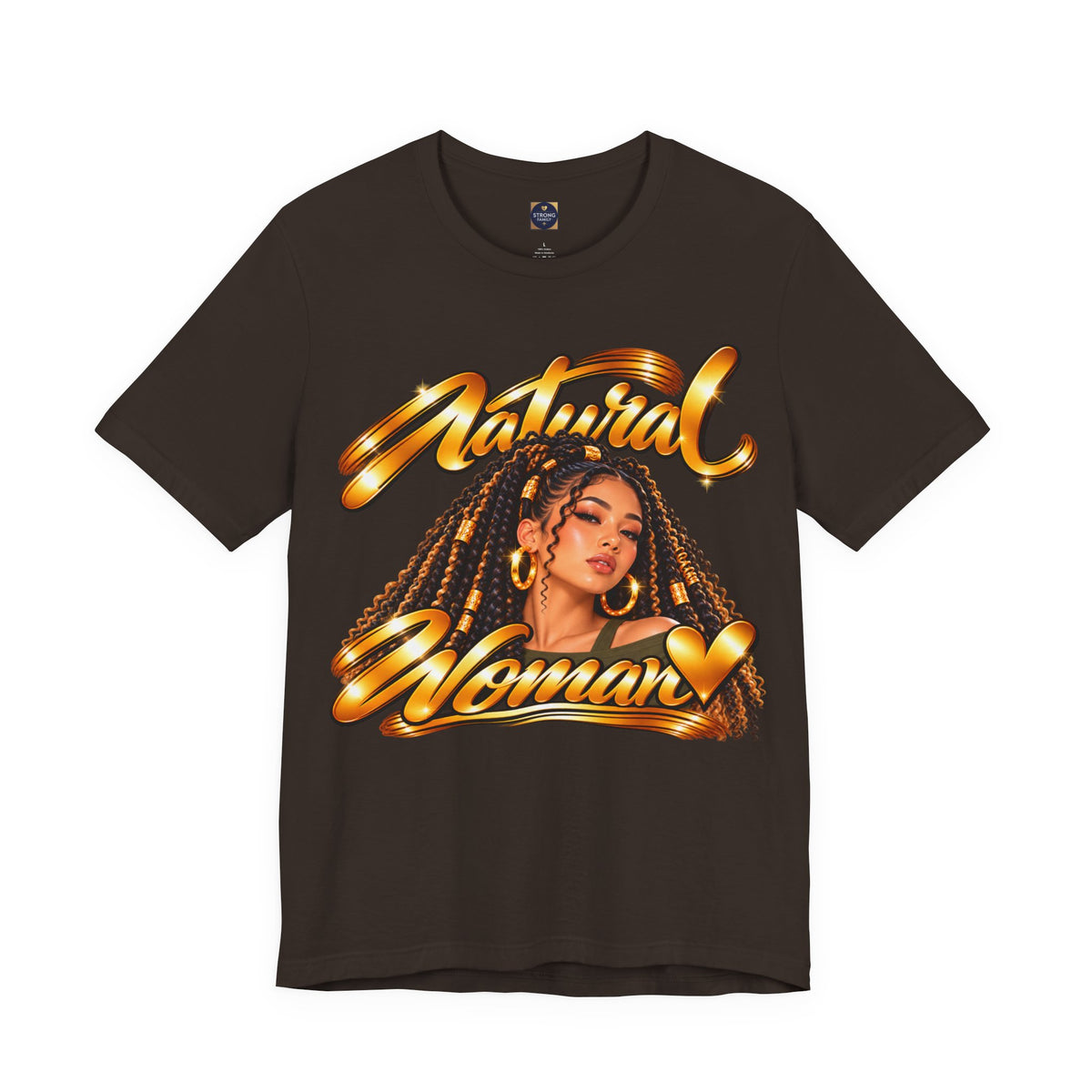 Natural Woman Twists Graphic Tee – Asian Edition | Strong Family