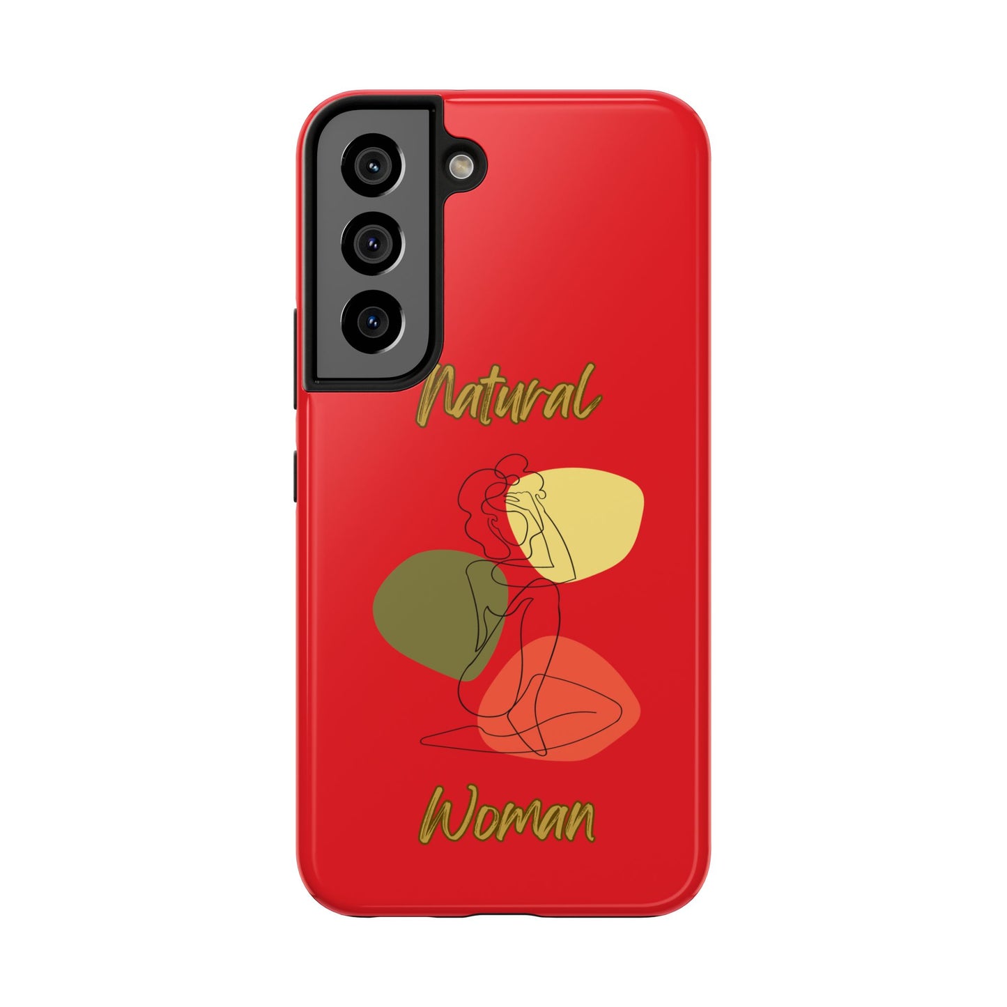 Natural Woman Colorful Pose (BL)Tough Phone Cases RED