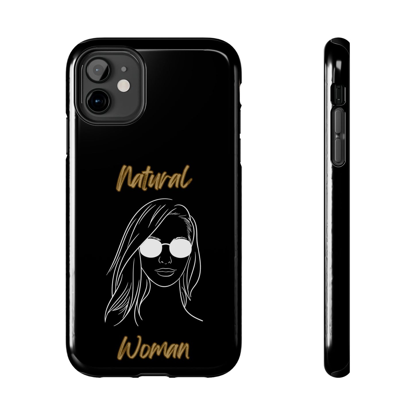 Natural Woman Shades (WL)Tough Phone Cases BLACK
