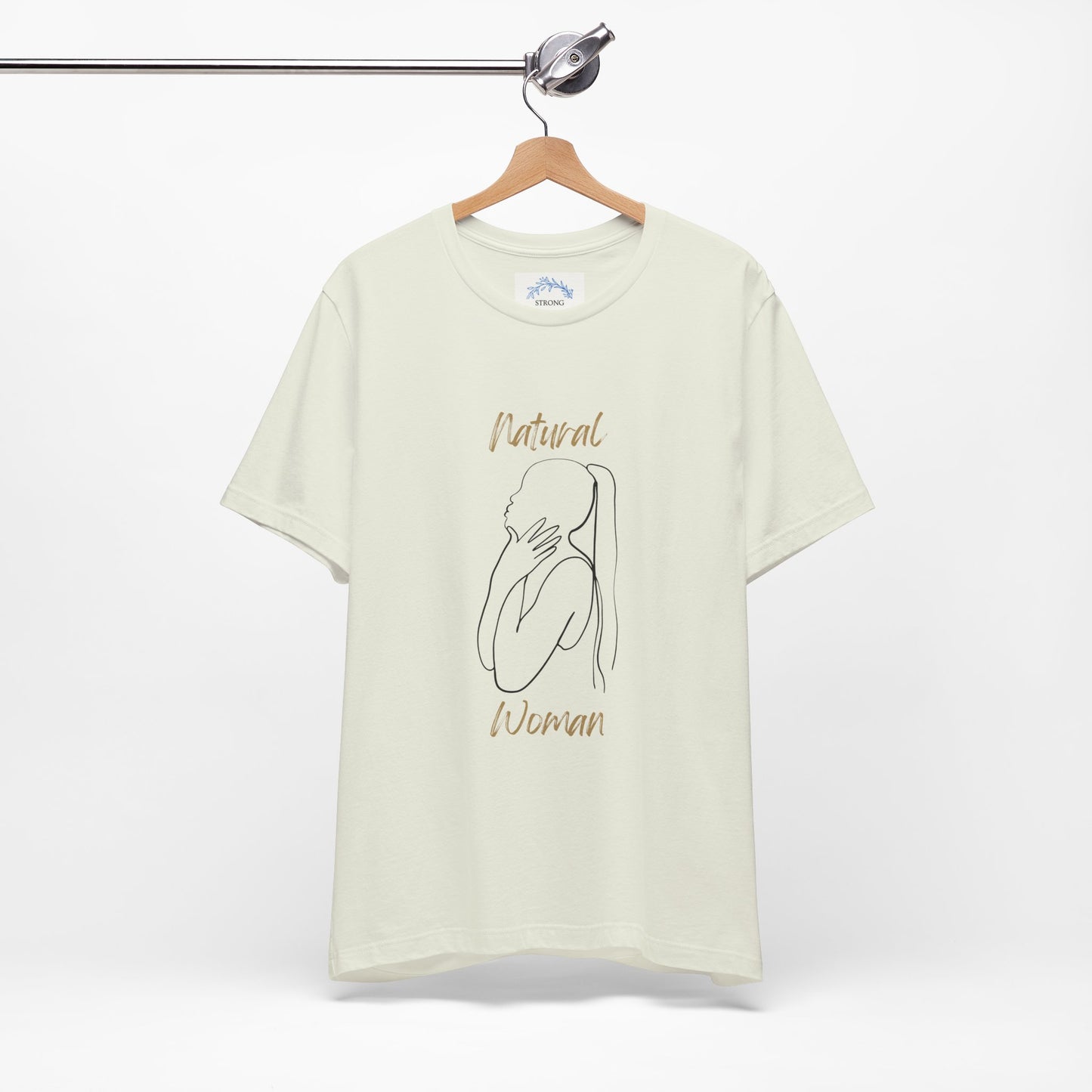 Natural Woman Ponytail (BL) Short Sleeve T-Shirt