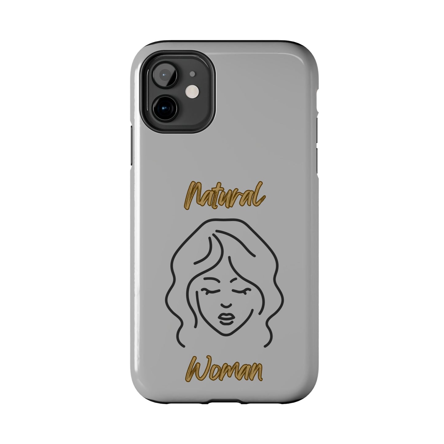 Natural Woman Modest (BL)Tough Phone Cases LIGHT GREY