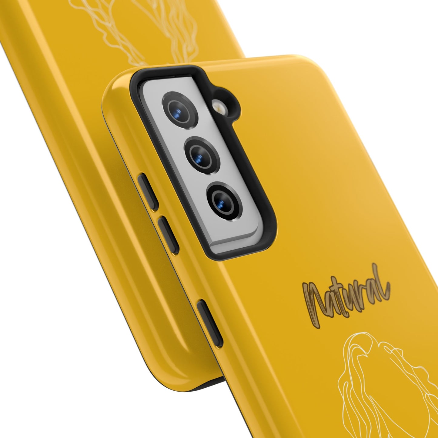 Natural Woman Relaxed (WL) Tough Phone Cases YELLOW