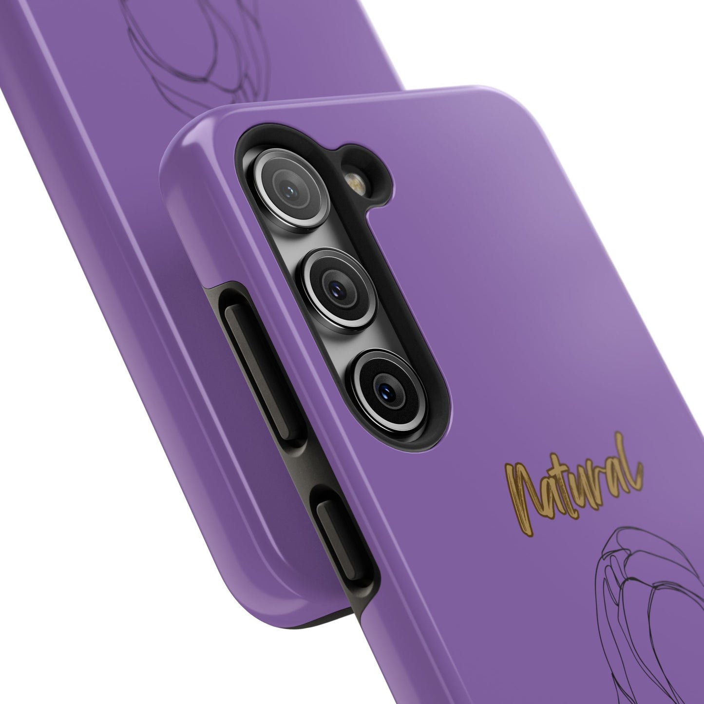 Natural Woman Towel Wrapped (BL)Tough Phone Cases LIGHT PURPLE