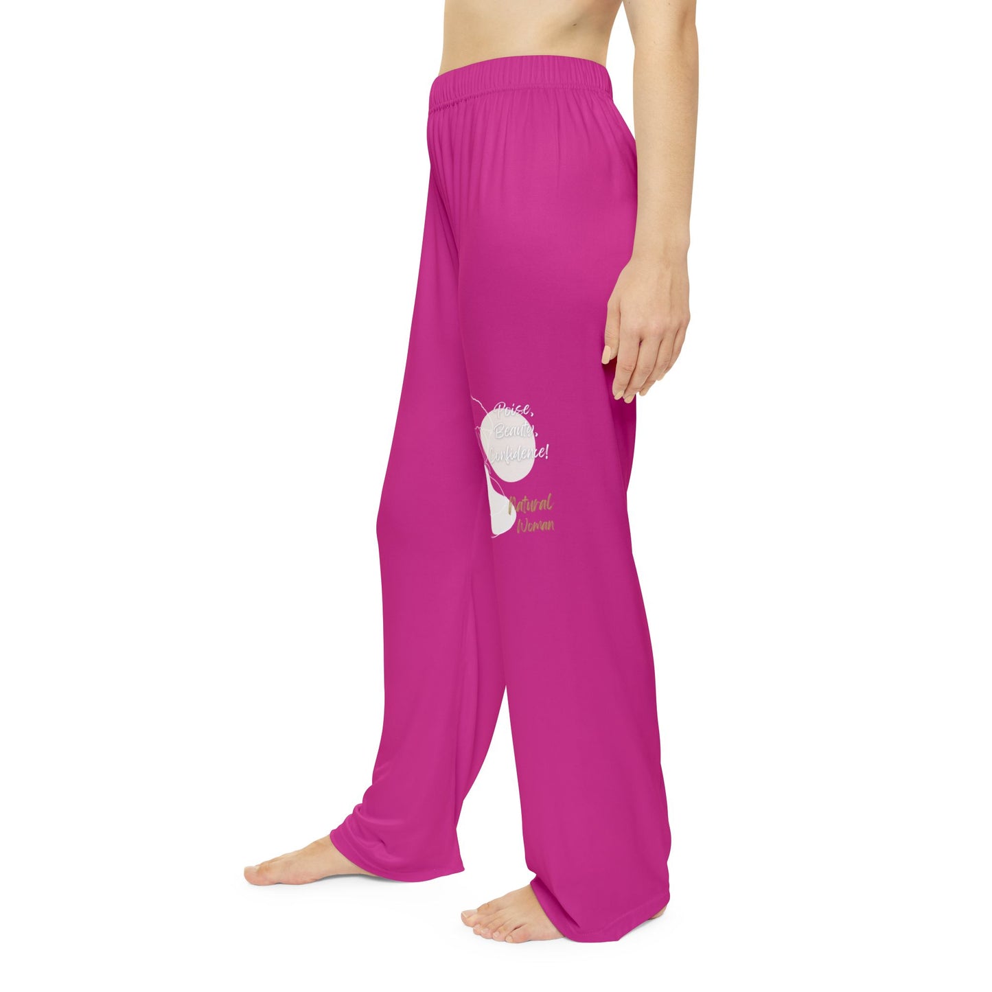 Natural Woman Puff (BL) Women's Pajama Pants PINK