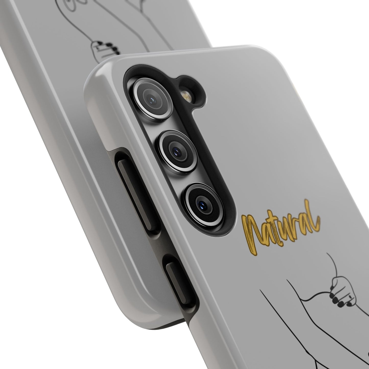 Natural Woman Loved In & Out (BL)Tough Phone Cases LIGHT GREY