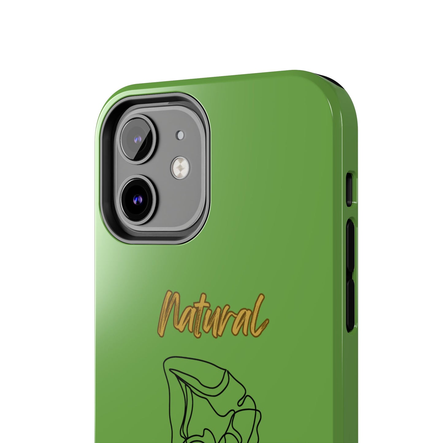 Natural Woman Flexible (BL)Tough Phone Cases GREEN