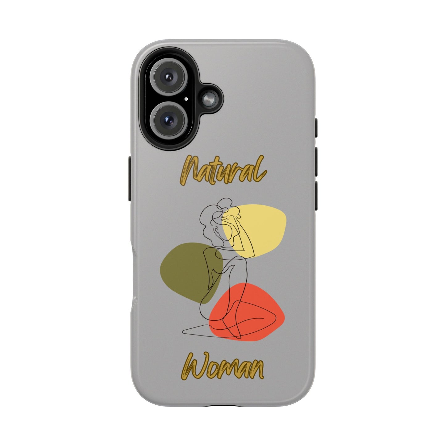 Natural Woman Colorful Pose (BL)Tough Phone Cases LIGHT GREY