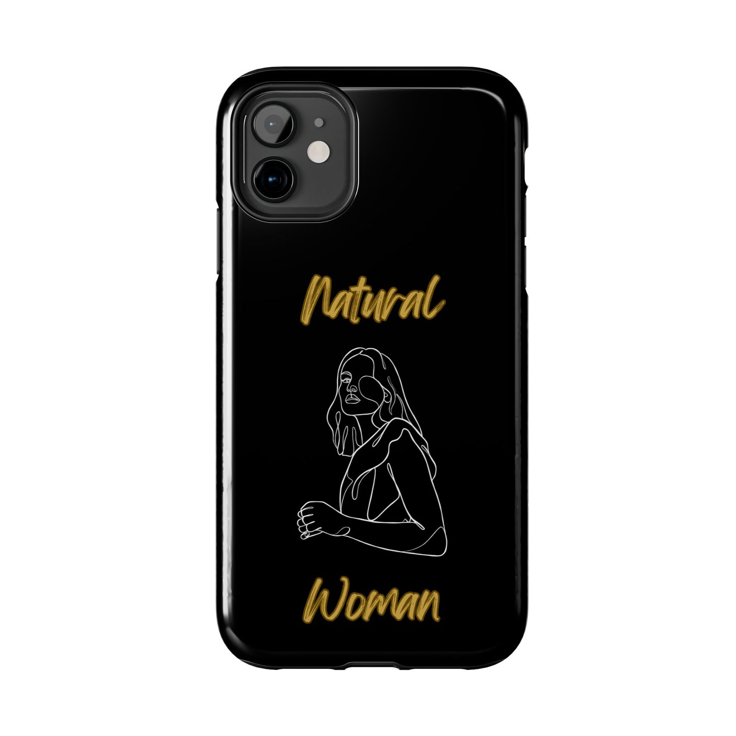 Natural Woman Care Free (WL)Tough Phone Cases BLACK