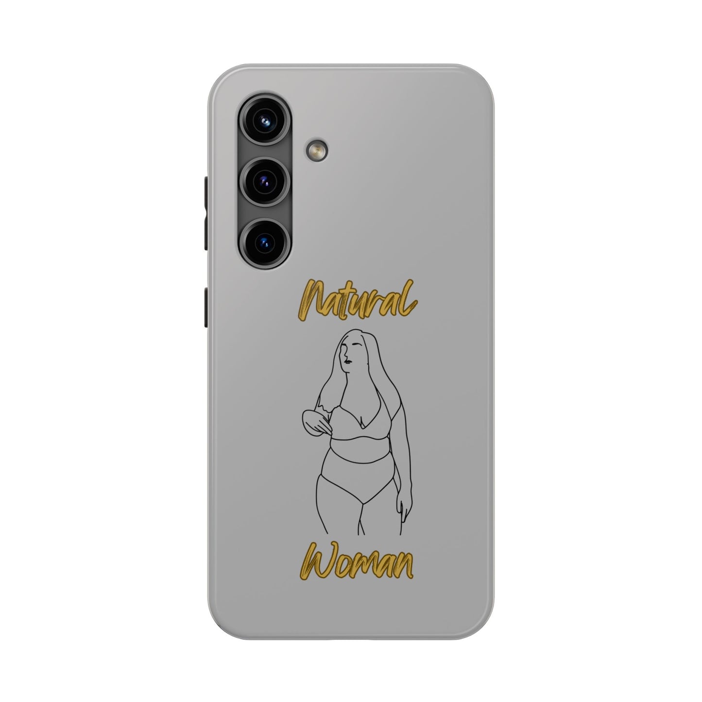 Natural Woman Full Beauty (BL)Tough Phone Cases LIGHT GREY