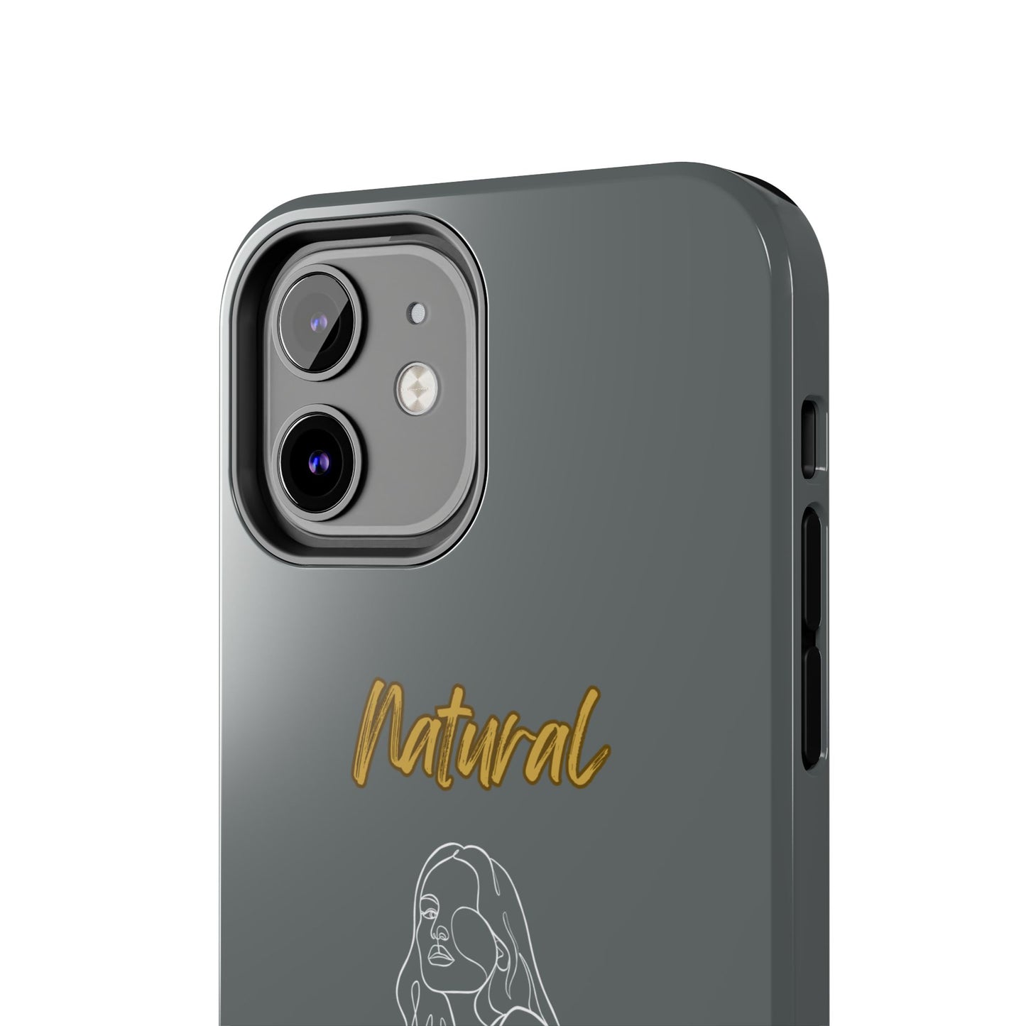 Natural Woman Care Free (WL)Tough Phone Cases DARK GREY