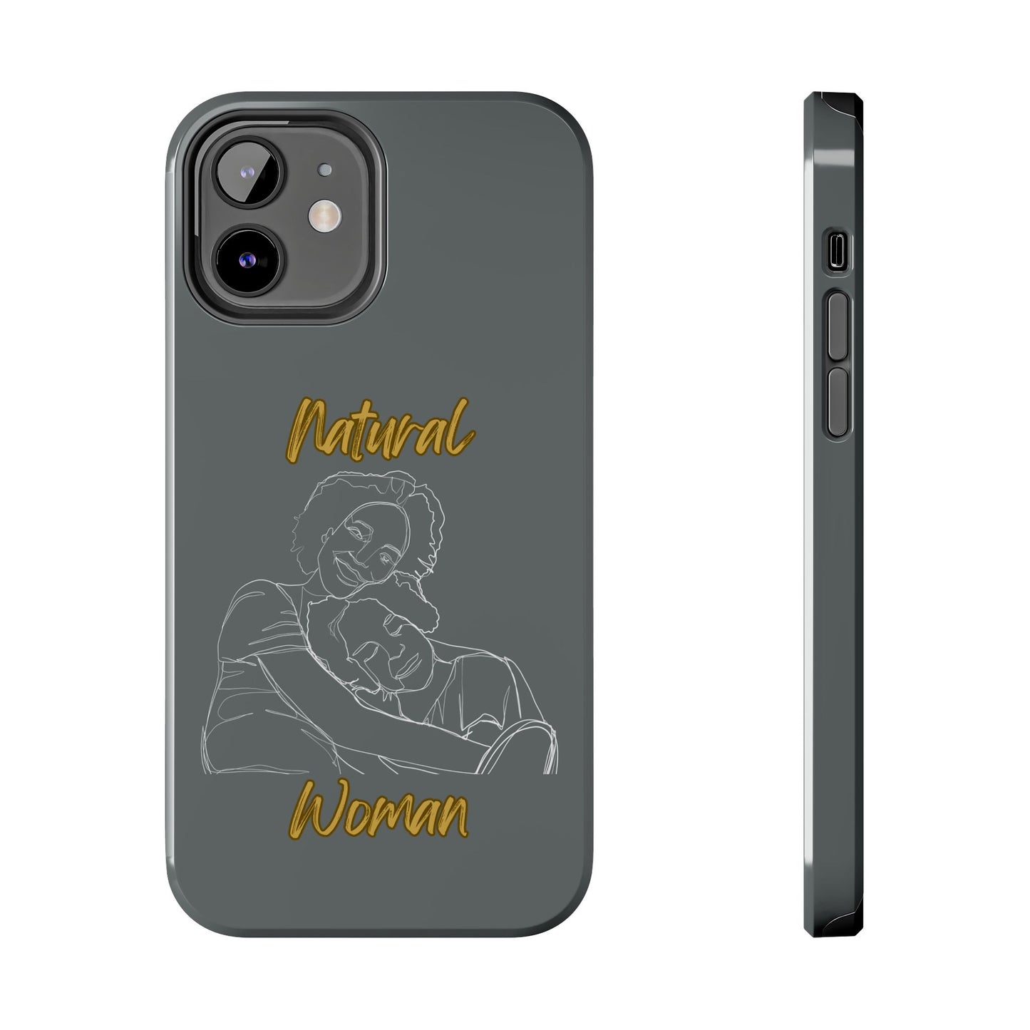 Natural Woman Loving Embrace (WL)Tough Phone Cases DARK GREY