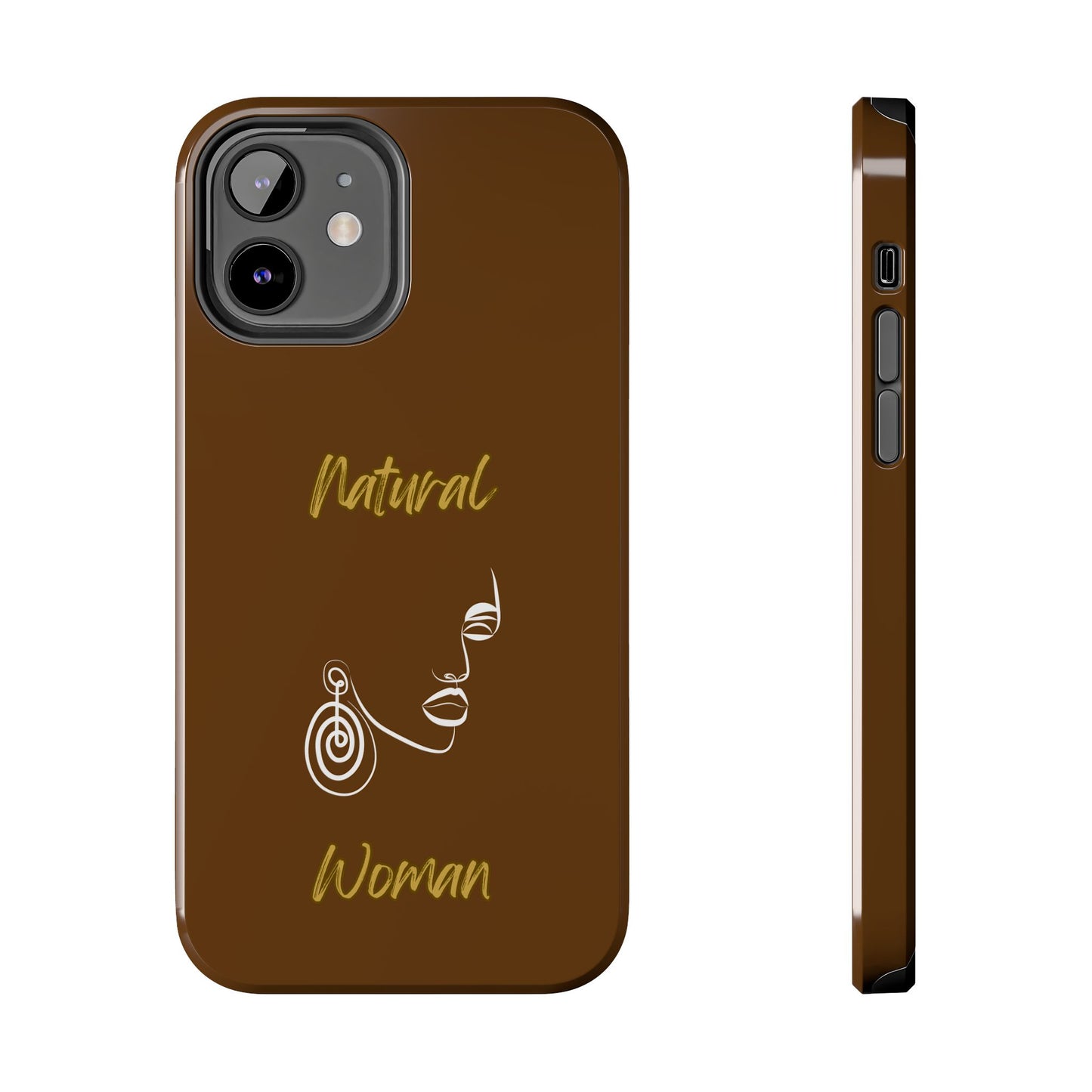 Natural Woman Music In My Soul (WL)Tough Phone Cases BROWN