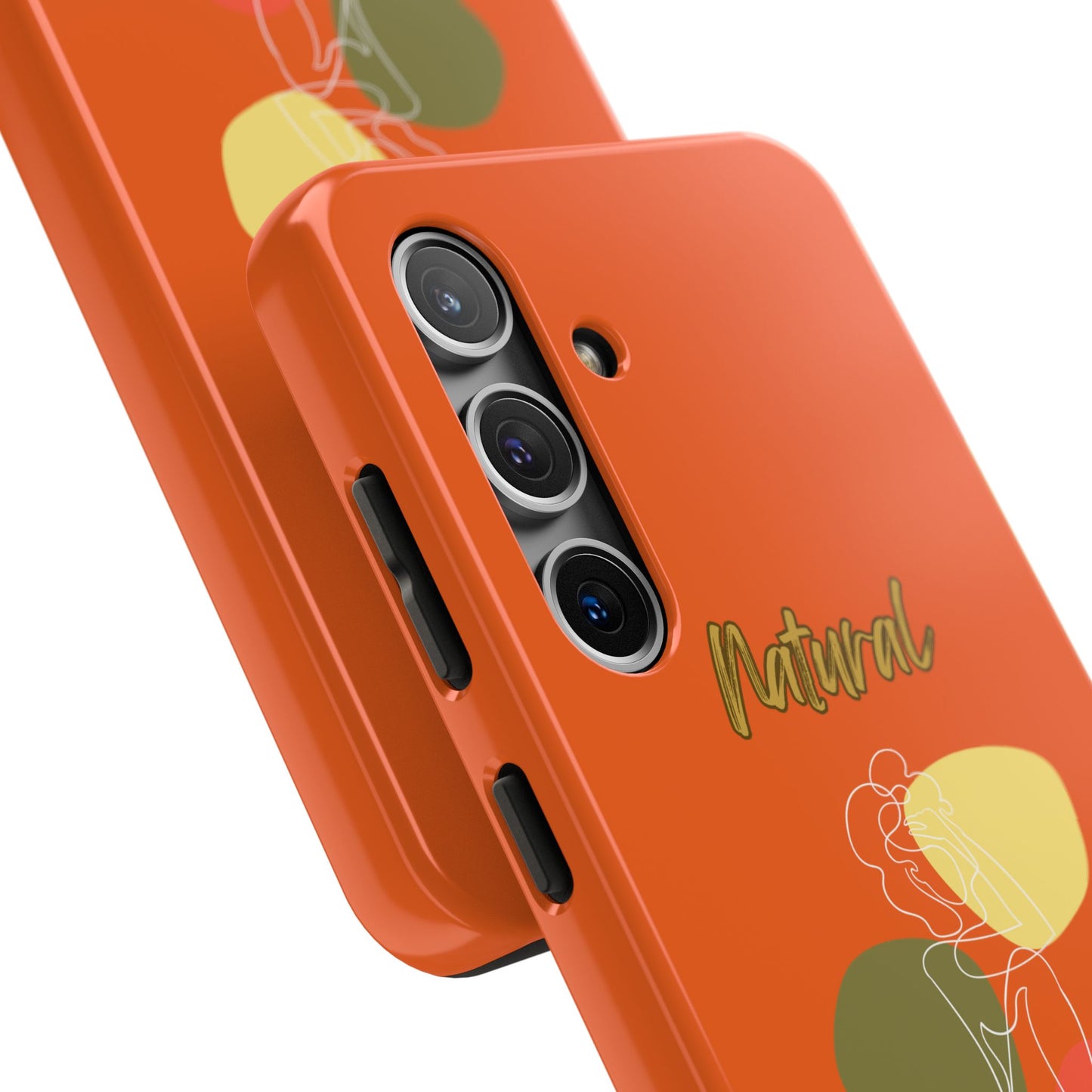 Natural Woman Colorful Pose (WL)Tough Phone Cases ORANGE